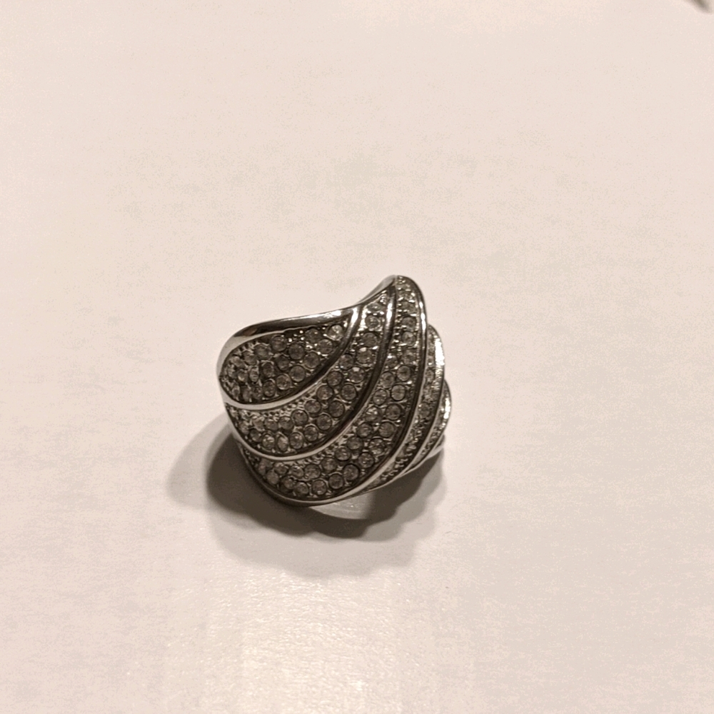 Stainless Steel CZ Ring